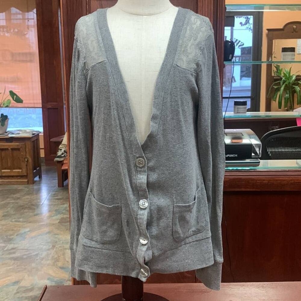 No Boundaries Girls Button Cardigan